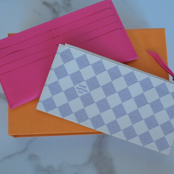 LOUIS VUITTON - Felicie Pochette Studded Damier Azur SPECIAL LIMITED EDITION - Picture 3 of 16